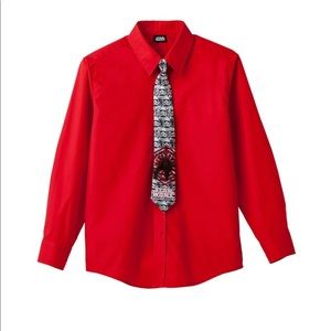 Boys dress shirt and tie